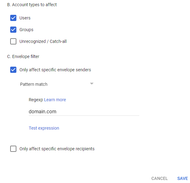 Configuring Google Workspace (Gsuite)