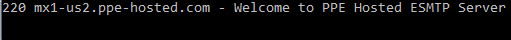 Proofpoint Essentials Telnet Instructions